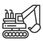 icono excavadora